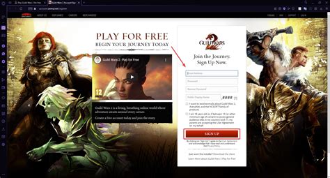 Guild Wars 2 Account Sign Up .
